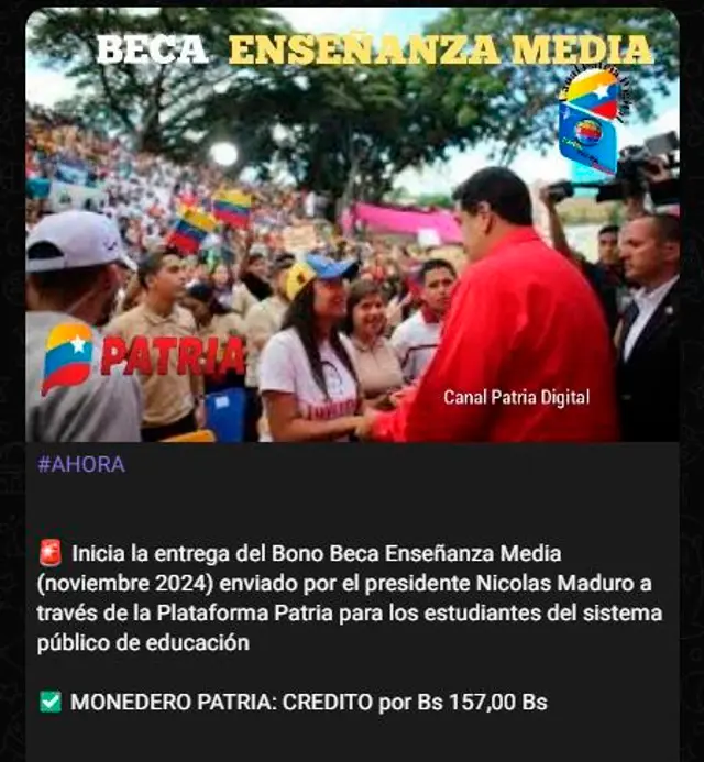 Bono Beca Enseñanza Media