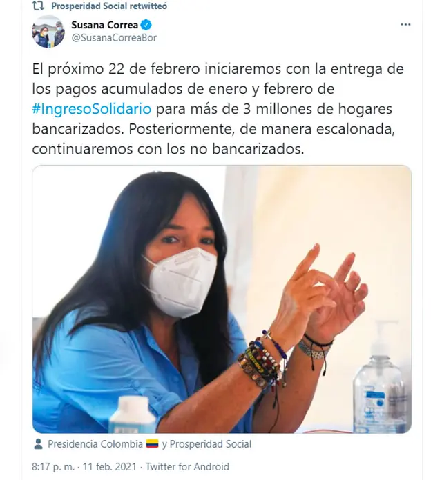 Ingreso Solidario Colombia