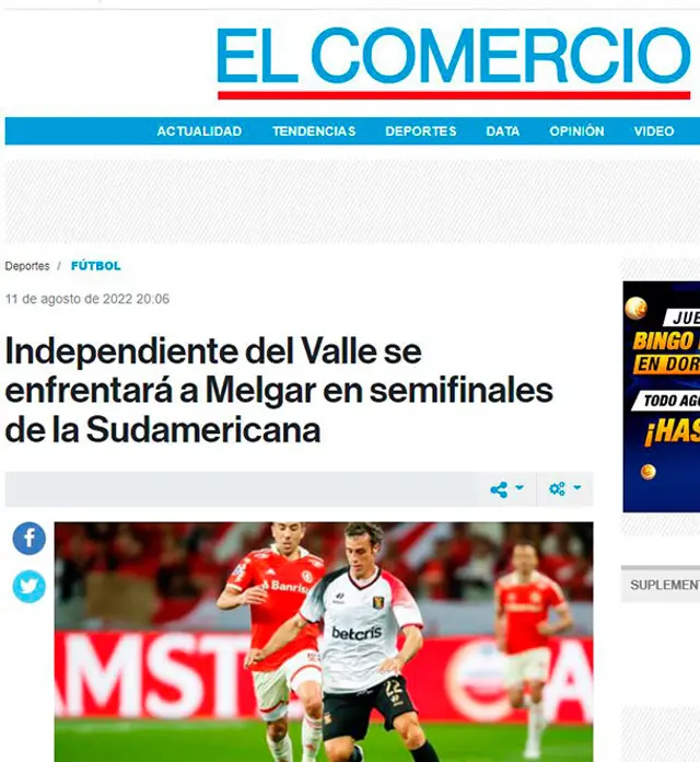 Melgar vs IDV Melgar vs IDV