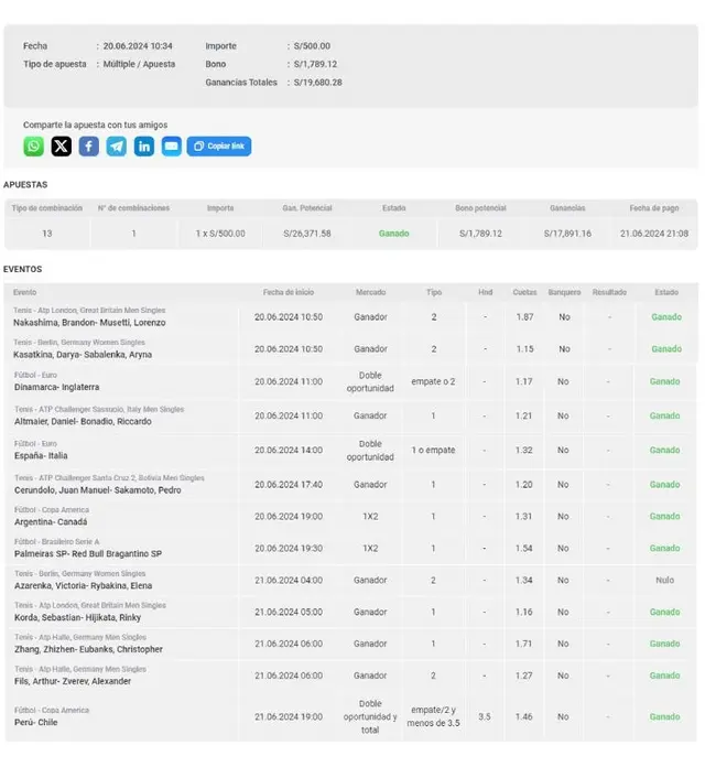 apuesta