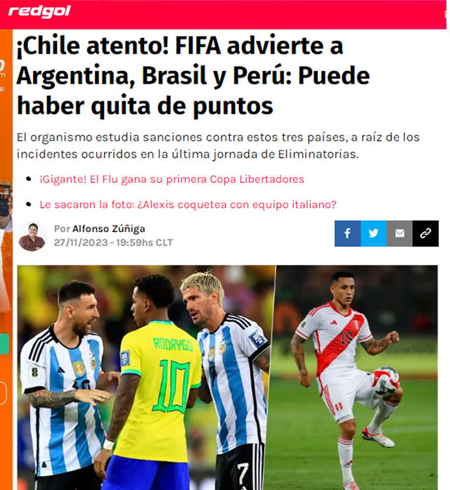 Chile, Perú