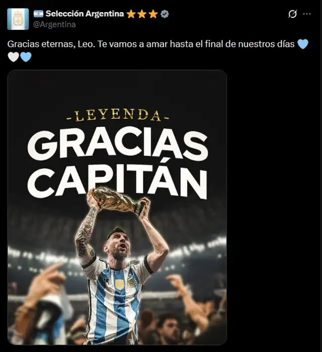 Lionel Messi, Selección Argentina