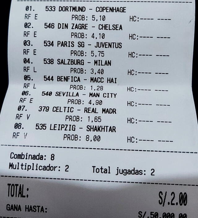 apuesta deportiva