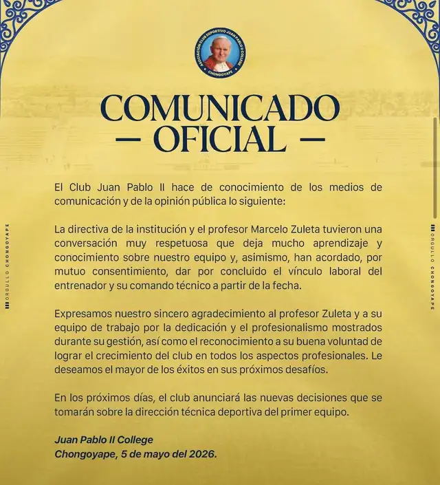 Juan Pablo II, Liga 1