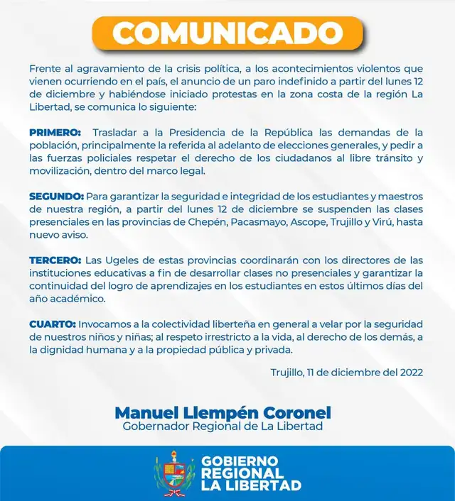 Comunicado
