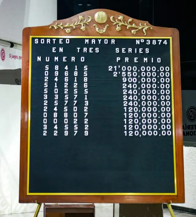 Sorteo Mayor Sorteo Mayor