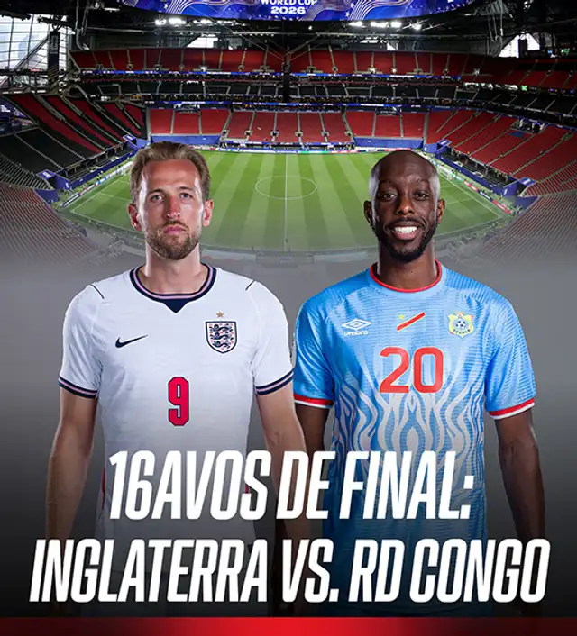 Inglaterra vs RD Congo Inglaterra vs RD Congo