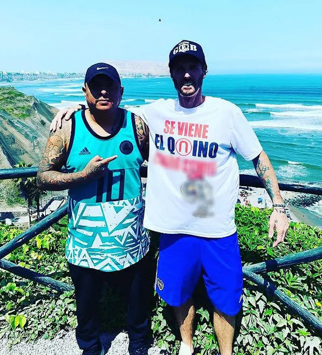 Nicolás Tagliani (derecha) envía mensaje a Universitario: "Se viene el quino". | Foto: Instagram: Nicolás Tagliani. Nicolás Tagliani (derecha) envía mensaje a Universitario: "Se viene el quino". | Foto: Instagram: Nicolás Tagliani.