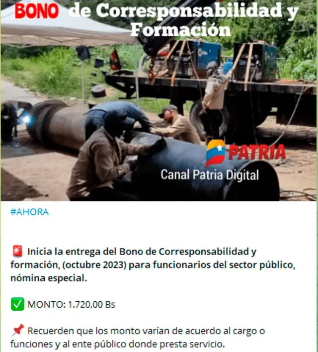 Bono de Corresponsabilidad 2023