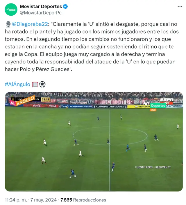 Diego Rebagliati, Universitario
