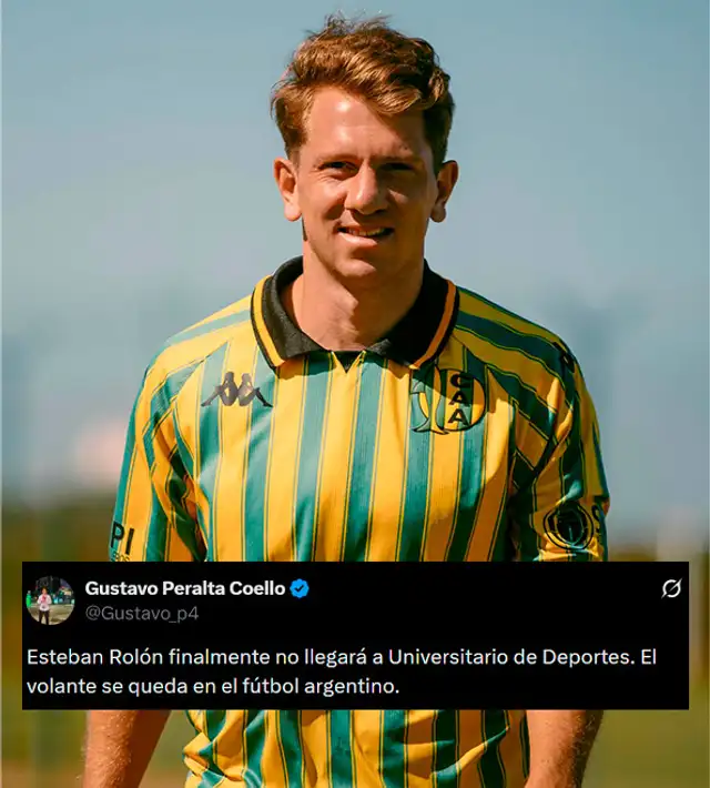 Esteban Rolón, Universitario