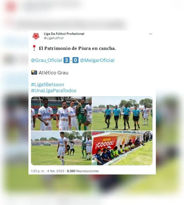 Liga 1 se pronunció sobre victoria de Atlético Grau.