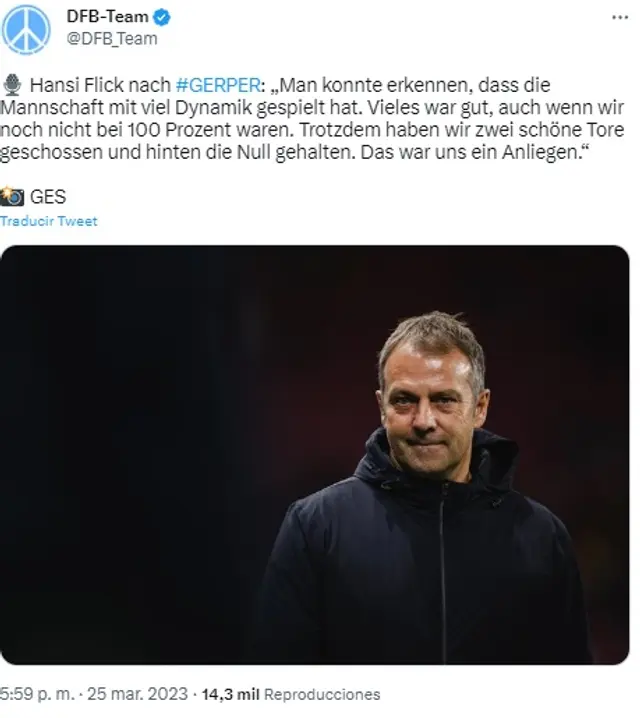 DT de Alemania sobre la selección peruana.