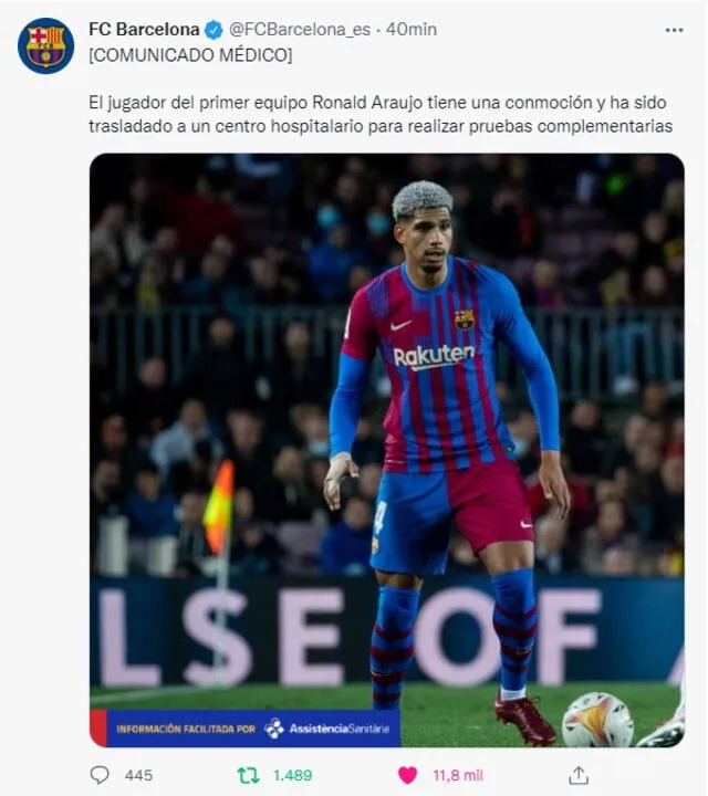 <strong>Barcelona - Ronald Araujo</strong>   
