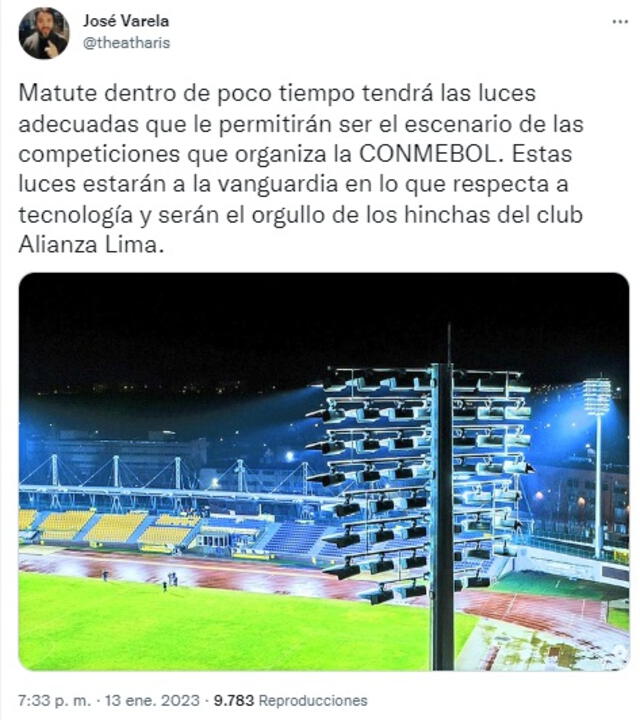 Así serán las luces de Matute.