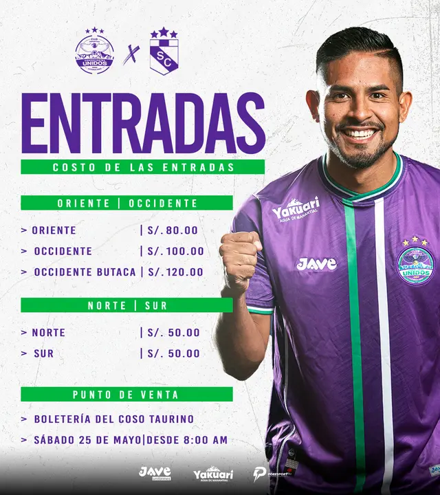 Precio de entradas de Comerciantes ante Cristal. / Foto: Comerciantes Unidos