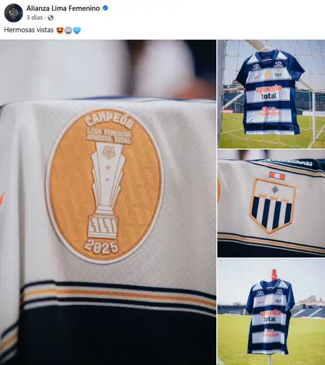 Nueva camiseta de Alianza Lima.  