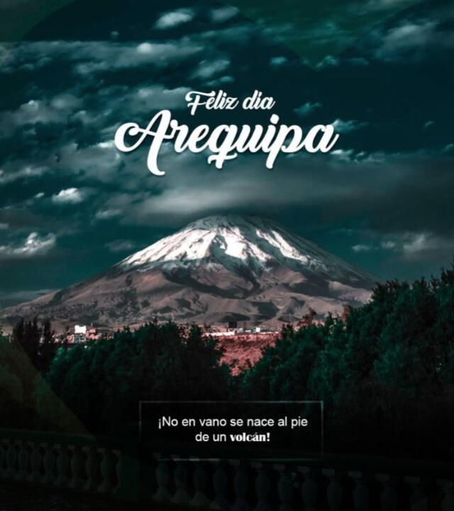 Envía esta imagen a tus amigos para celebrar el Aniversario de Arequipa. (Foto: Pinterest)   