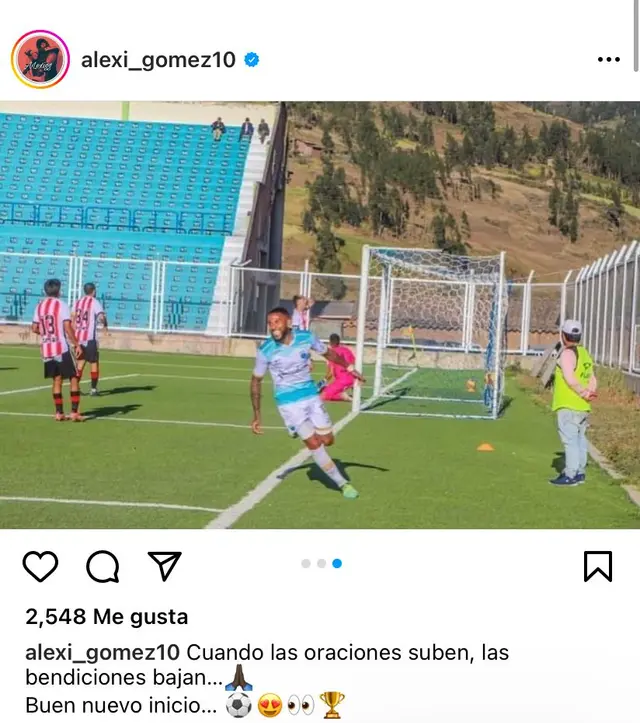 Alexi Gómez en Deportivo Llacuabamba