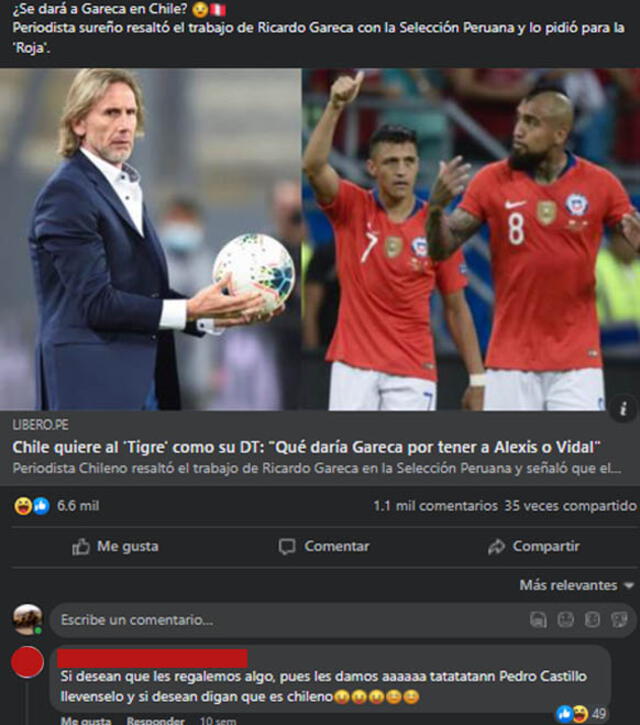 Faceboook Ricardo Gareca