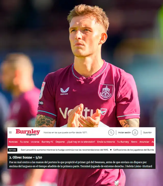 Oliver Sonne, Burnley