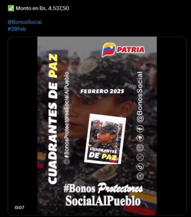 bono cuadrantes de la paz
