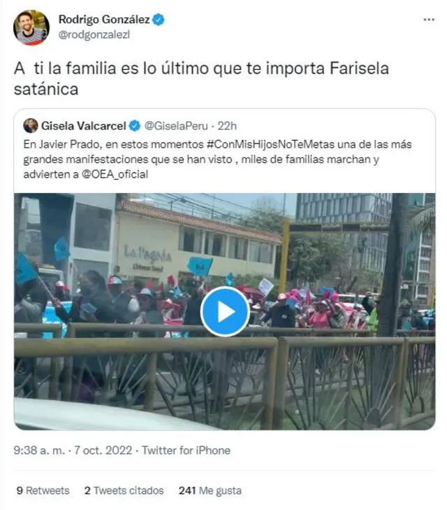 El polémico Tuit de 'Peluchín'   