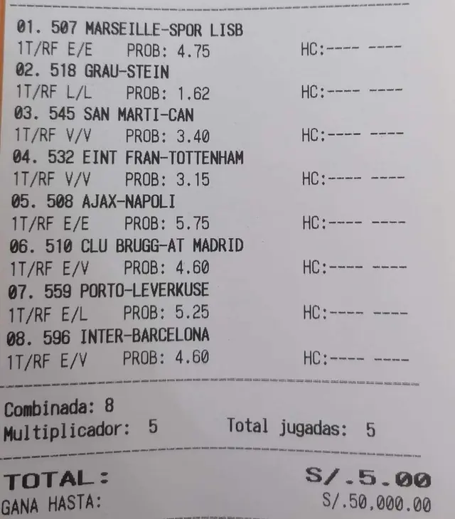 Apuesta deportiva