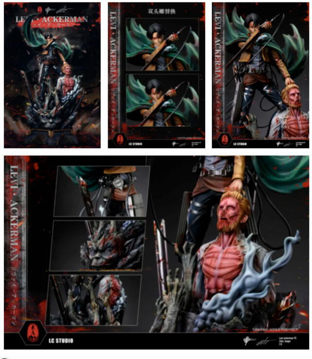 La figura de Levi Ackerman vs. Zeke 2.0 será un exclusivo de ventas desde finales de 2021, el cual puedes reservar desde hoy mismo.   