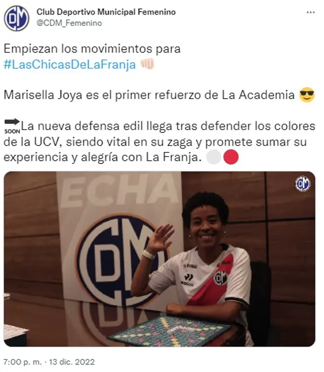 Marisella Joya en Municipal.