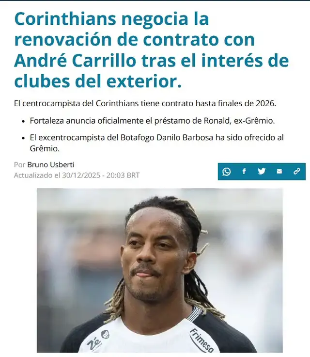 andre carrillo corinthians