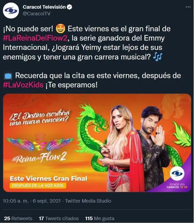 Segunda temporada de La reina del flow