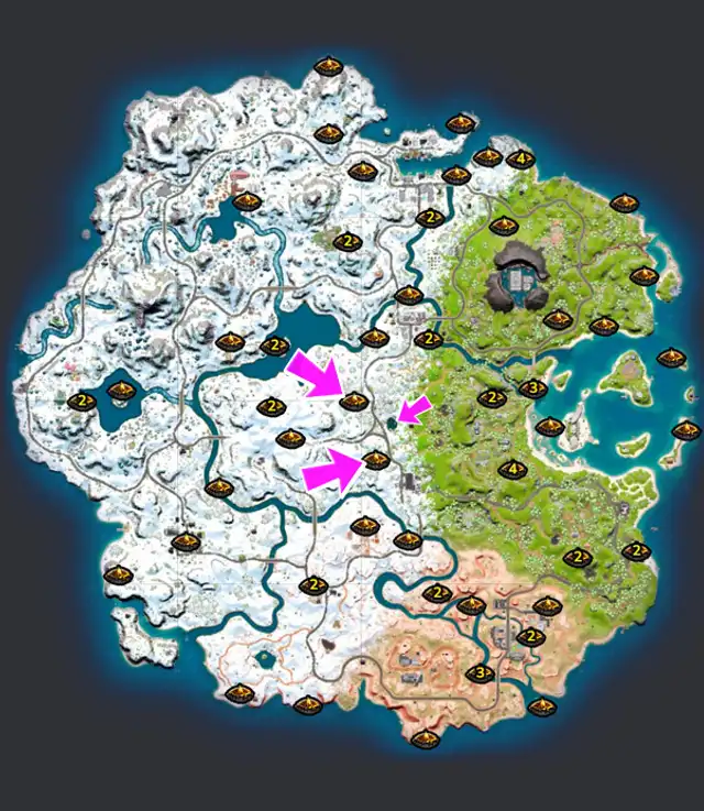 fortnite enciende una fogata mientras tienes los pies congelados