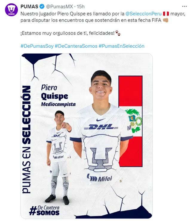 Piero Quispe, Pumas UNAM