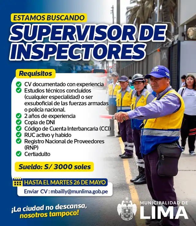 Convocatoria laboral Convocatoria laboral