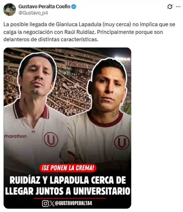 El fichaje de Lapadula no complicaría el de Ruidíaz El fichaje de Lapadula no complicaría el de Ruidíaz