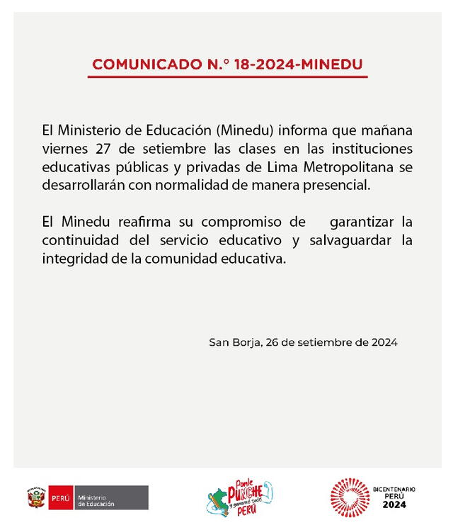Ministerio de Educación
