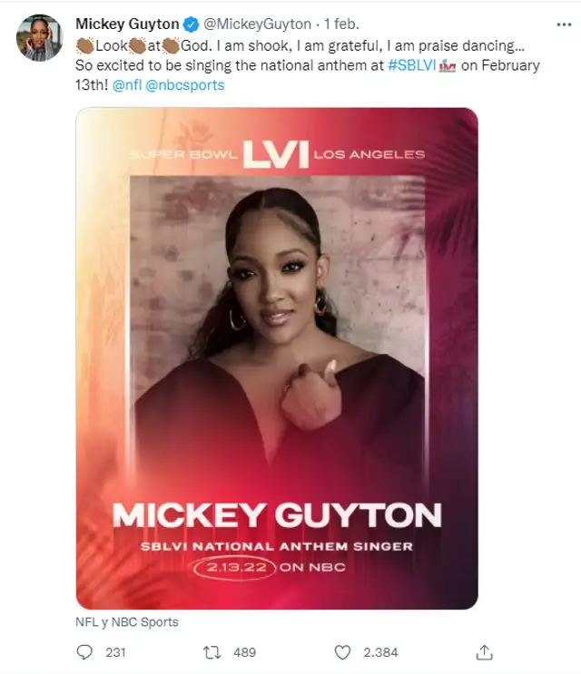 Mickey Guyton.