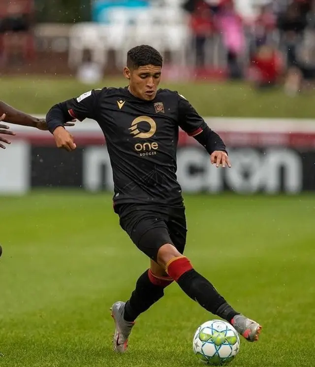 Jared Ulloa en Valour Football FC. Jared Ulloa en Valour Football FC.