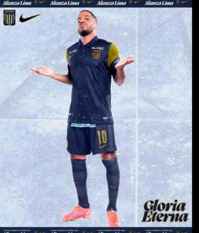 Alianza Lima indumentaria alterna 2022.   