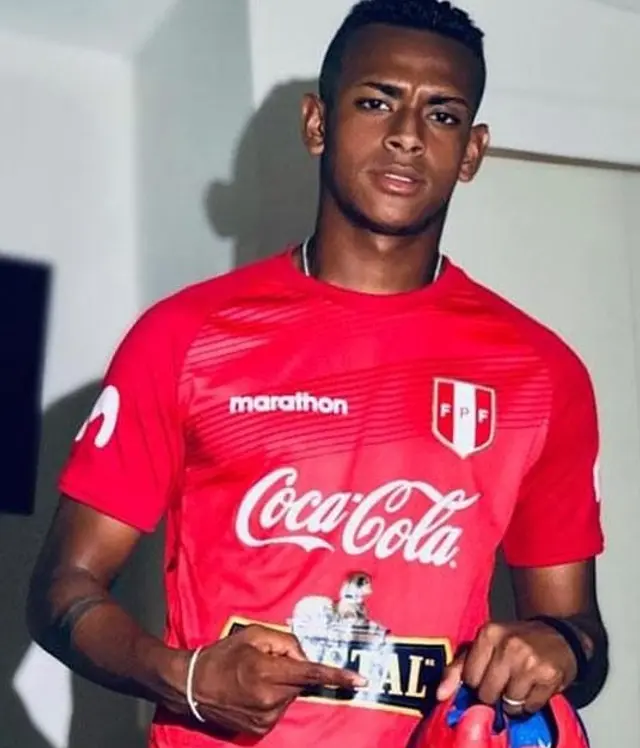 Franco Medina en la selección peruana Sub 23.   