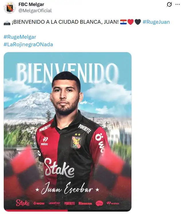 Juan Escobar, Melgar Juan Escobar, Melgar