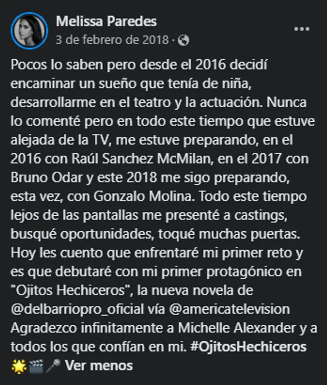  Melissa Paredes  al fondo hay sitio