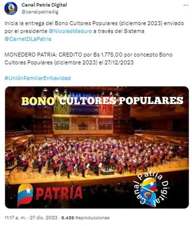 Bono Cultores Populares