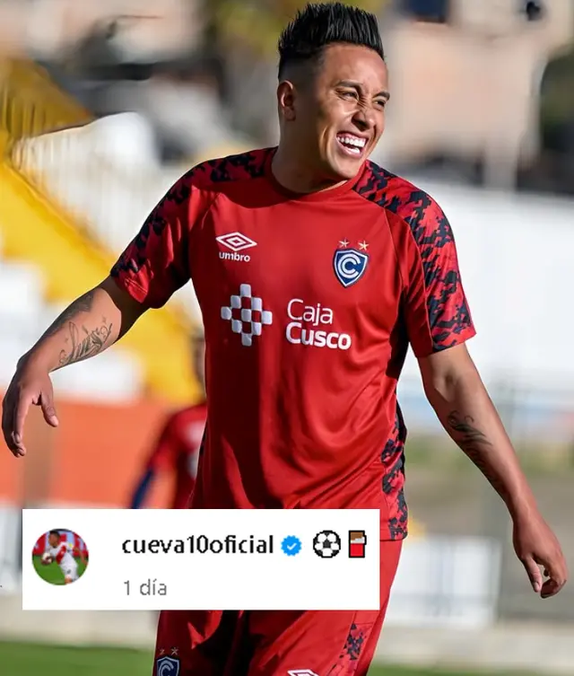 La publicación de Christian Cueva en su cuenta de Instagram La publicación de Christian Cueva en su cuenta de Instagram