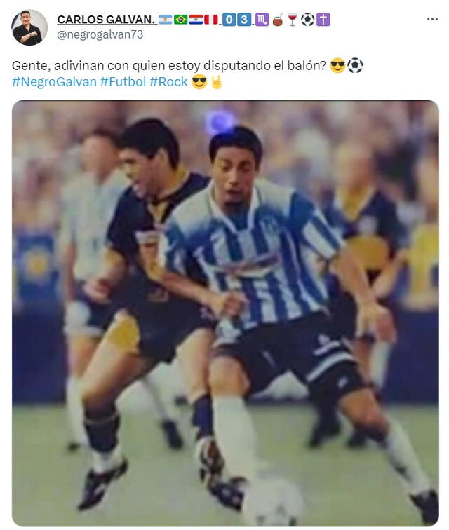 Carlos Galván, Diego Maradona