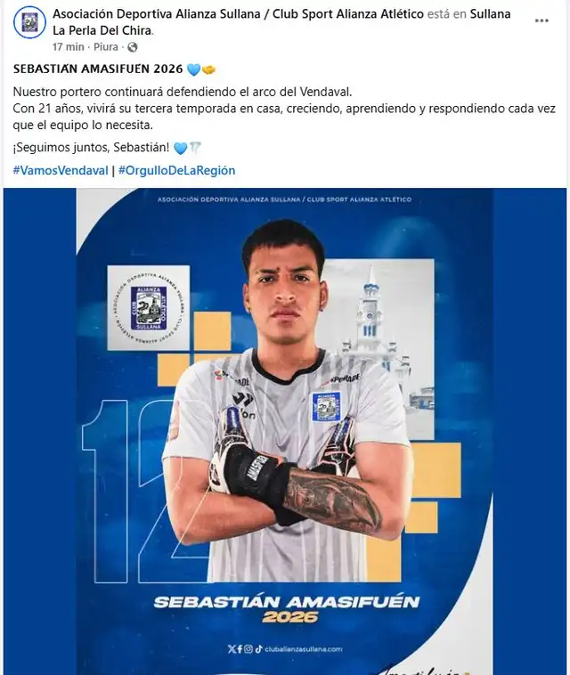 Sebastián Amasifuén, Alianza Atlético