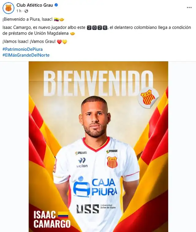 Isaac Camargo, Atlético Grau