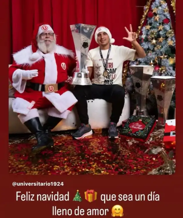 Alex Valera dejó su mensaje de Navidad