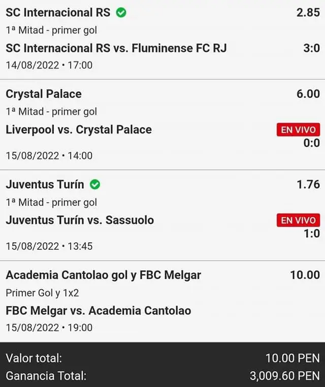 Hincha apuesta 10 soles a Melgar y de ganar, podría ir la final de la Sudamericana.
